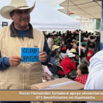 Rocío Hernández fortalece apoyo alimentario para 471 beneficiarios en Huamantla.