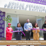 Blanca Angulo cumple: con trabajo coordinado, Chiautempan cuenta ya con nueva unidad deportiva.