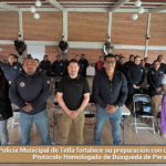 Policía Municipal de Tetla fortalece su preparación con capacitación en el Protocolo Homologado de Búsqueda de Personas.
