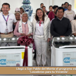 Llegó a San Pablo del Monte el programa estatal “Lavadoras para tu Vivienda”.