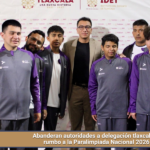 Abanderan autoridades a delegación tlaxcalteca rumbo a la Paralimpiada Nacional 2026.