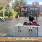 Protección Civil prepara a jóvenes de Ixtenco para responder ante emergencias.