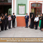 Huamantla da inicio a las actividades patrias por el 216 aniversario de la Independencia de México.
