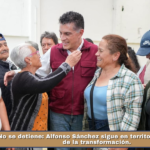 No se detiene: Alfonso Sánchez sigue en territorio en defensa de la transformación.
