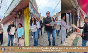 🇲🇽🎉Zacatelco inicia Fiestas Patrias con tradicional Pega de Bandos Solemnes