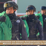 Comunidad del Carmen Xalapatlahuaya y Telesecundaria Malintzi encabezan homenaje cívico en Huamantla.