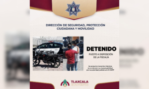 Detienen elementos de la Policía Municipal a hombre con orden de aprehensión vigente durante patrullaje preventivo y lo entregan a la FGJE.