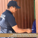 Seguridad Pública escucha y atiende a las familias de Ixtenco.