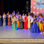 Fernanda Valladares de Apetatitlán, es coronada Reina de Tlaxcala, la Feria de Ferias 2026.