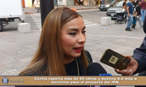 Contla reporta más de 65 obras y destina 8.8 mdp a servicios para el proyecto del IPN.