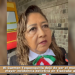 El Carmen Tequexquitla dejó de ser el municipio con mayor incidencia delictiva en Tlaxcala: alcaldesa.