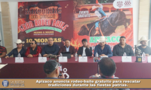 Apizaco anuncia rodeo-baile gratuito para rescatar tradiciones durante las fiestas patrias.