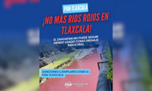 Suspensión no basta: PAN Tlaxcala exige sanción ejemplar por contaminación del Zahuapan.