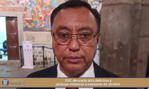 SSC descarta alza delictiva y atribuye violencia a consumo de alcohol.