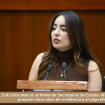 Solo tlaxcaltecas al frente de Secretarías de Estado: Miriam Martínez propone cinco años de residencia y arraigo efectivo.