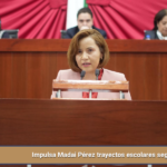 Impulsa Madai Pérez trayectos escolares seguros.