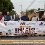 Da banderazo Gobierno de Apizaco a la repavimentación de la avenida Hidalgo con el programa «Peso a Peso».