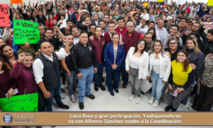 Casa llena y gran participación, Yauhquemehcan va con Alfonso Sánchez rumbo a la Coordinación.