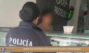 Refuerzan recorridos de Proximidad Social en Chiautempan.