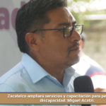 Zacatelco ampliará servicios y capacitación para personas con discapacidad: Miguel Acatzi.