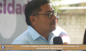 Zacatelco ampliará servicios y capacitación para personas con discapacidad: Miguel Acatzi.