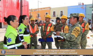 Llama CEPC a registrar inmuebles para participar en el segundo simulacro nacional.