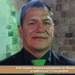 Arón Vargas reconoce pendientes en Nanacamilpa y califica con 7.5 su gestión.