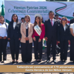 Tetlanohcan conmemora el 179 aniversario de la Gesta Heroica de los Niños Héroes.
