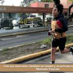 Con sus mascotas, familias se reúnen y se activan cada domingo en “Muévete Tlaxcala”.