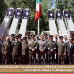 Segob encabeza ceremonia por el CLXXIX aniversario de la gesta heroica de los Niños Héroes de Chapultepec.