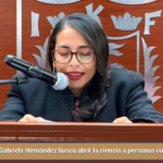 Gabriela Hernández busca abrir la ciencia a personas con discapacidad.