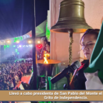 Llevó a cabo presidenta de San Pablo del Monte el tradicional Grito de Independencia.