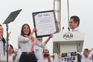 “La mujer que va a encabezar será Miriam Martínez y punto”: Jorge Romero marca la ruta del PAN en Tlaxcala. 