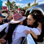 Ana Lilia Rivera recibe a Claudia Sheinbaum y reconoce avances para las familias tlaxcaltecas.