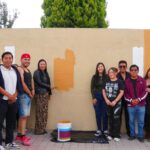 Rocío Meléndez Pluma impulsa el programa «Rutas mágicas de color» para mejorar la imagen urbana de Tlaltelulco.