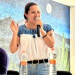 Anuncia Ana Lucía Arce obra pública en camino a Tlaltepango que por décadas ha estado en el abandono.