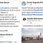 Carlos Augusto Pérez y Alfonso Sánchez respaldan a Sheinbaum tras cierre de gira nacional