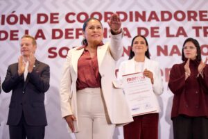 “Nadie se excluye”: Ana Lilia Rivera asume coordinación de Morena en Tlaxcala y llama a cerrar filas rumbo a 2027.