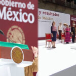 Claudia Sheinbaum cierra gira de rendición de cuentas en el Zócalo; destaca reformas y programas sociales