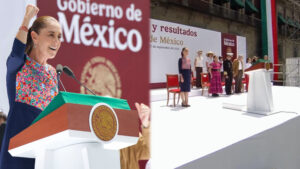 Claudia Sheinbaum cierra gira de rendición de cuentas en el Zócalo; destaca reformas y programas sociales