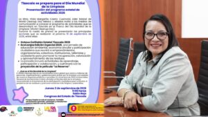 Se suma Laura Flores a Toktli para conmemorar el Día Mundial de la Limpieza en Tlaxcala.