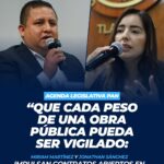 Que cada peso de una obra pública pueda ser vigilado: Miriam Martínez y Jonathan Sánchez impulsan contratos abiertos en Tlaxcala.