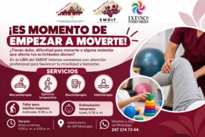 UBR del SMDIF Ixtenco fortalece servicios para favorecer la movilidad y el bienestar de la población.