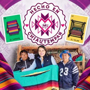“Hecho en Chiautempan”, la marca registrada por Blanca Angulo que busca resaltar la identidad del municipio.