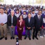 Inaugura gobernadora nuevo plantel del CEBES 19 en Huamantla.