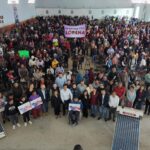 Gobernadora encabeza entrega de calentadores solares en Terrenate.