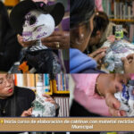 ☠️✨Inicia curso de elaboración de catrinas con material reciclado en la Biblioteca Municipal