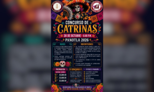 Panotla invita a participar en el concurso de catrinas y catrines 2026.