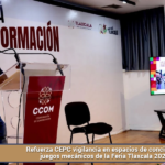 Refuerza CEPC vigilancia en espacios de conciertos y juegos mecánicos de la Feria Tlaxcala 2026.
