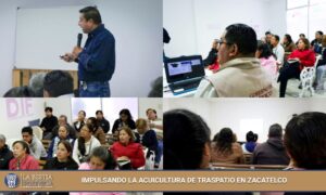 Imparten curso de acuicultura de traspatio para fortalecer la economía familiar en Zacatelco